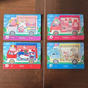 Animal Crossing Sanrio Amiibo Set of 4 Cards